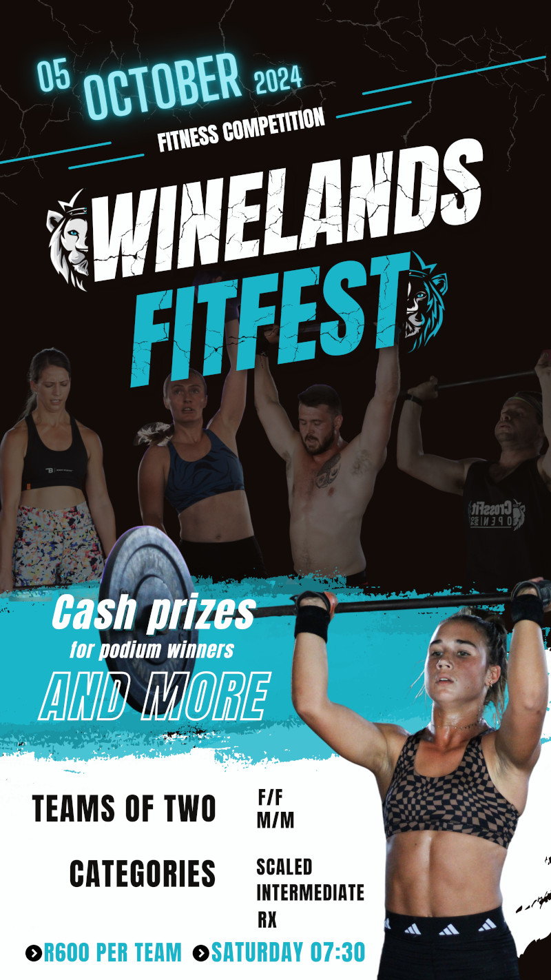 Winelands FitFest 2024 - Worcester Poster